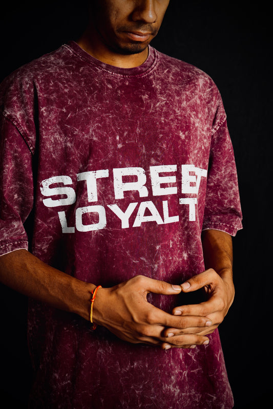 Street Loyalty Unisex Acid Washed Oversized T-Shirt